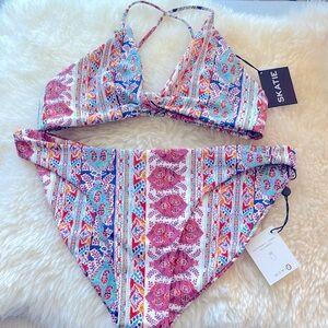 XL Skatie Venice bikini set with adjustable Sarah top